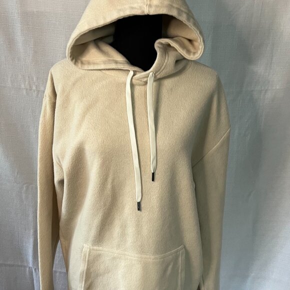 FEAT Tops - FEAT Blanket Blend Cream Fleece Hoodie and Shorts Set Oversize Fit- 370